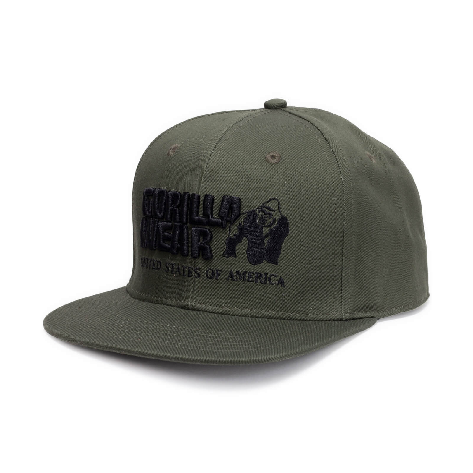 Sjekke Dothan Cap, army green, Gorilla Wear hos SportGymButikken.no