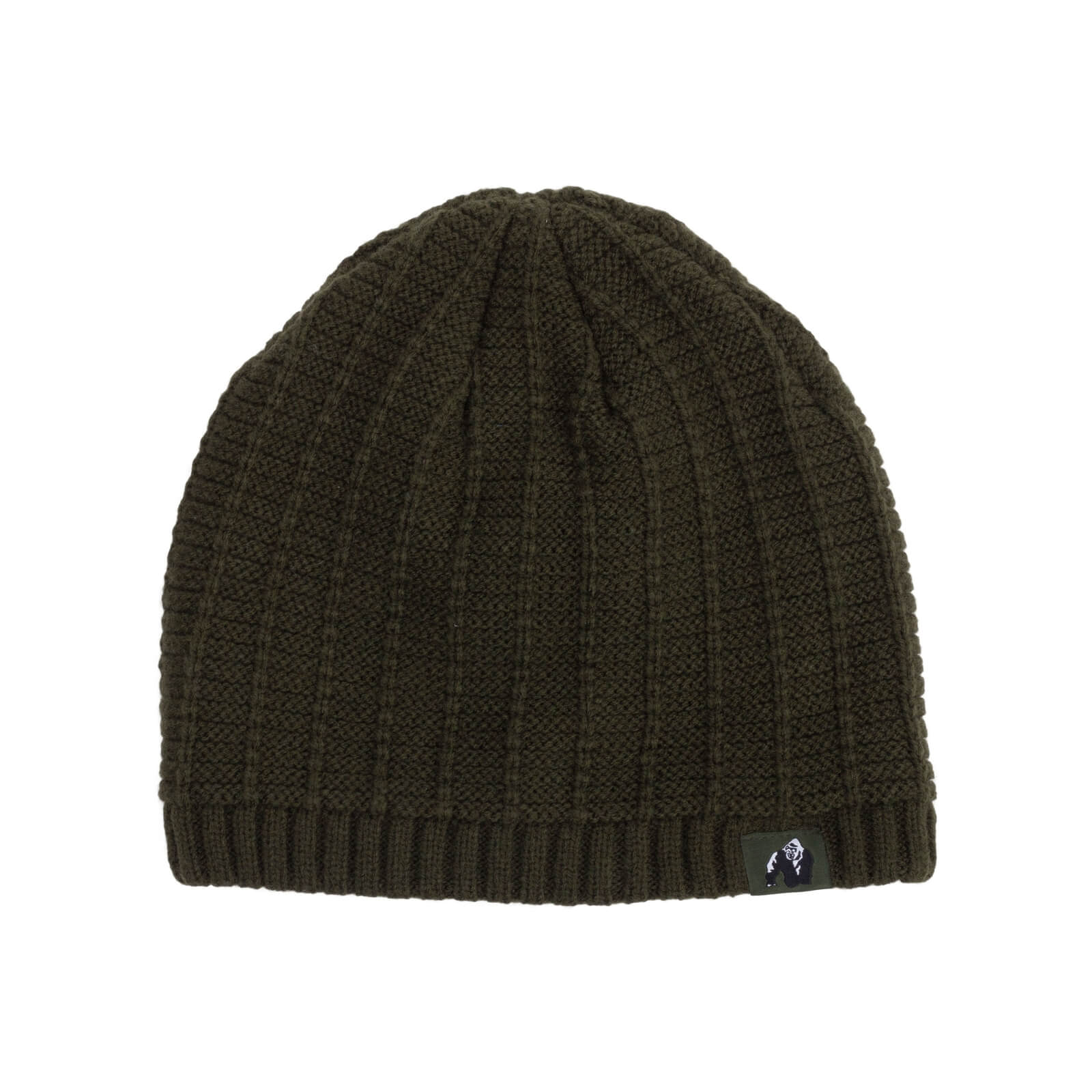 Sjekke Norman Beanie, army green, Gorilla Wear hos SportGymButikken.no