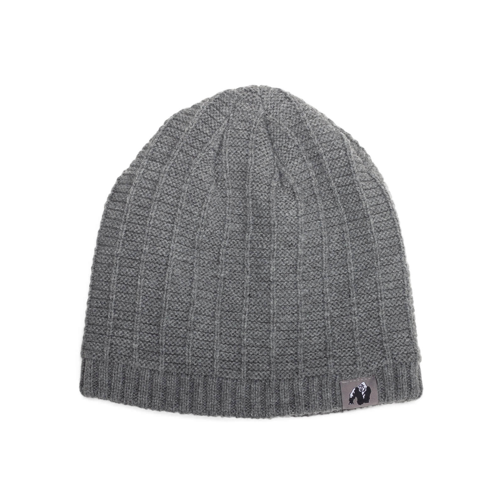 Sjekke Norman Beanie, grey, Gorilla Wear hos SportGymButikken.no