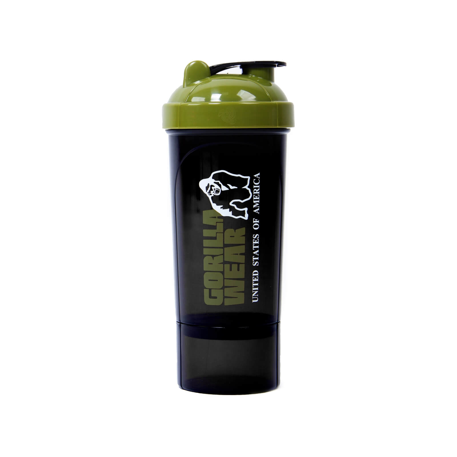 Sjekke Shaker Compact 500 ml, black/army green, Gorilla Wear hos SportGymButikke