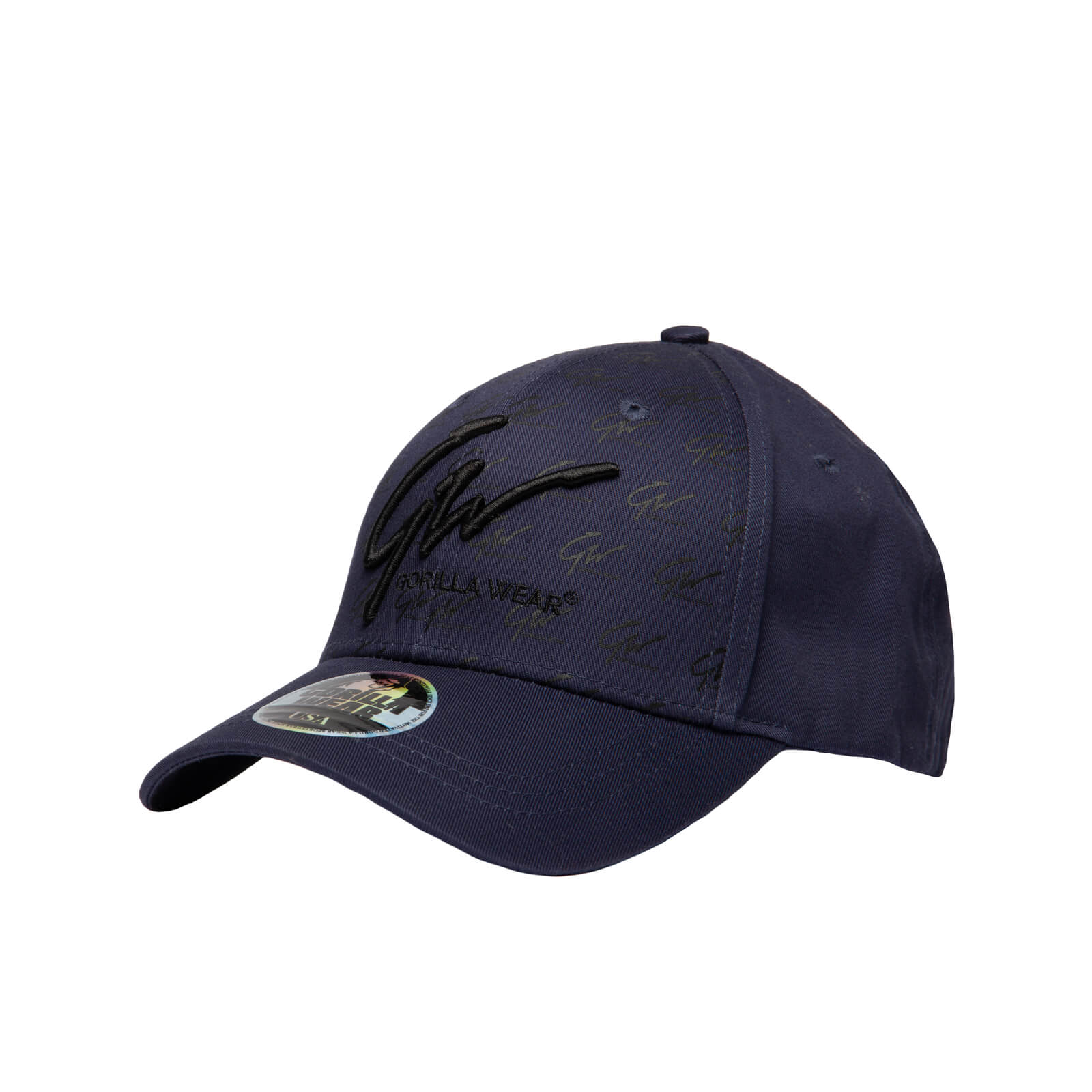 Sjekke Julian Cap, navy blue/black, Gorilla Wear hos SportGymButikken.no