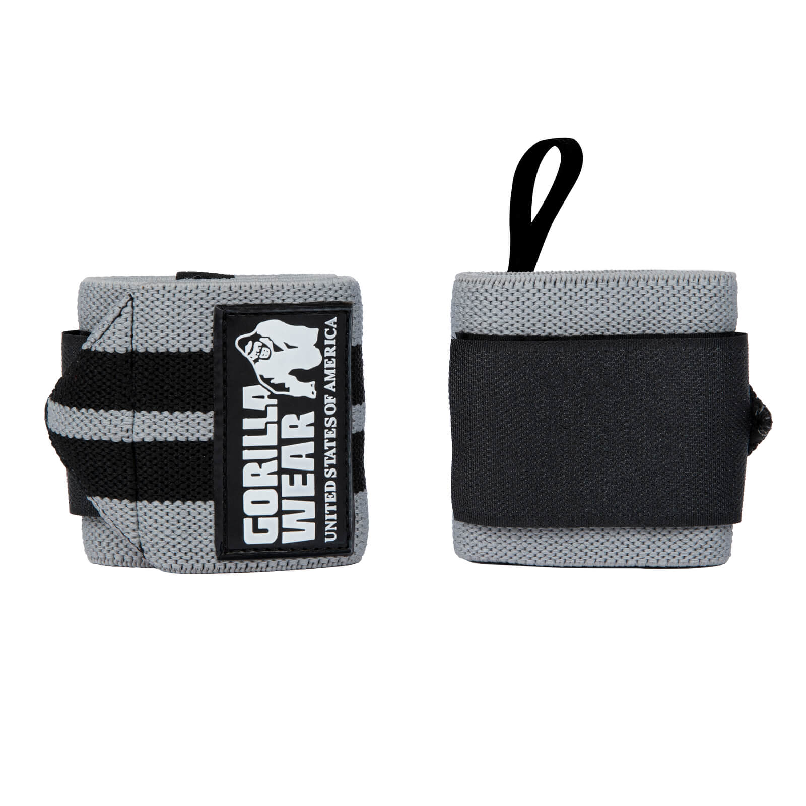 Sjekke Wrist Wraps Pro, grey/black, Gorilla Wear hos SportGymButikken.no