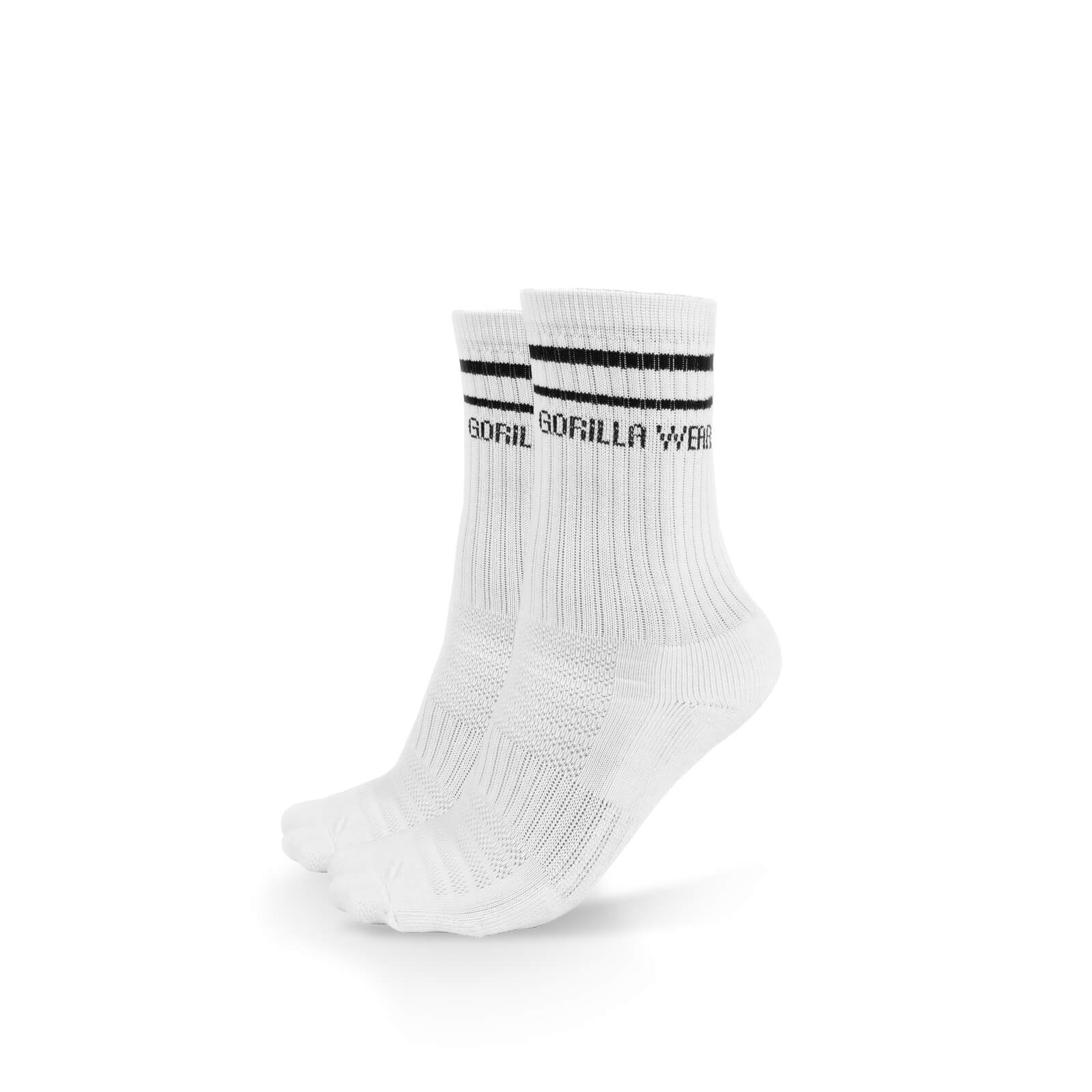 Gorilla Wear Crew Socks 2-Pack, white, Gorilla Wear