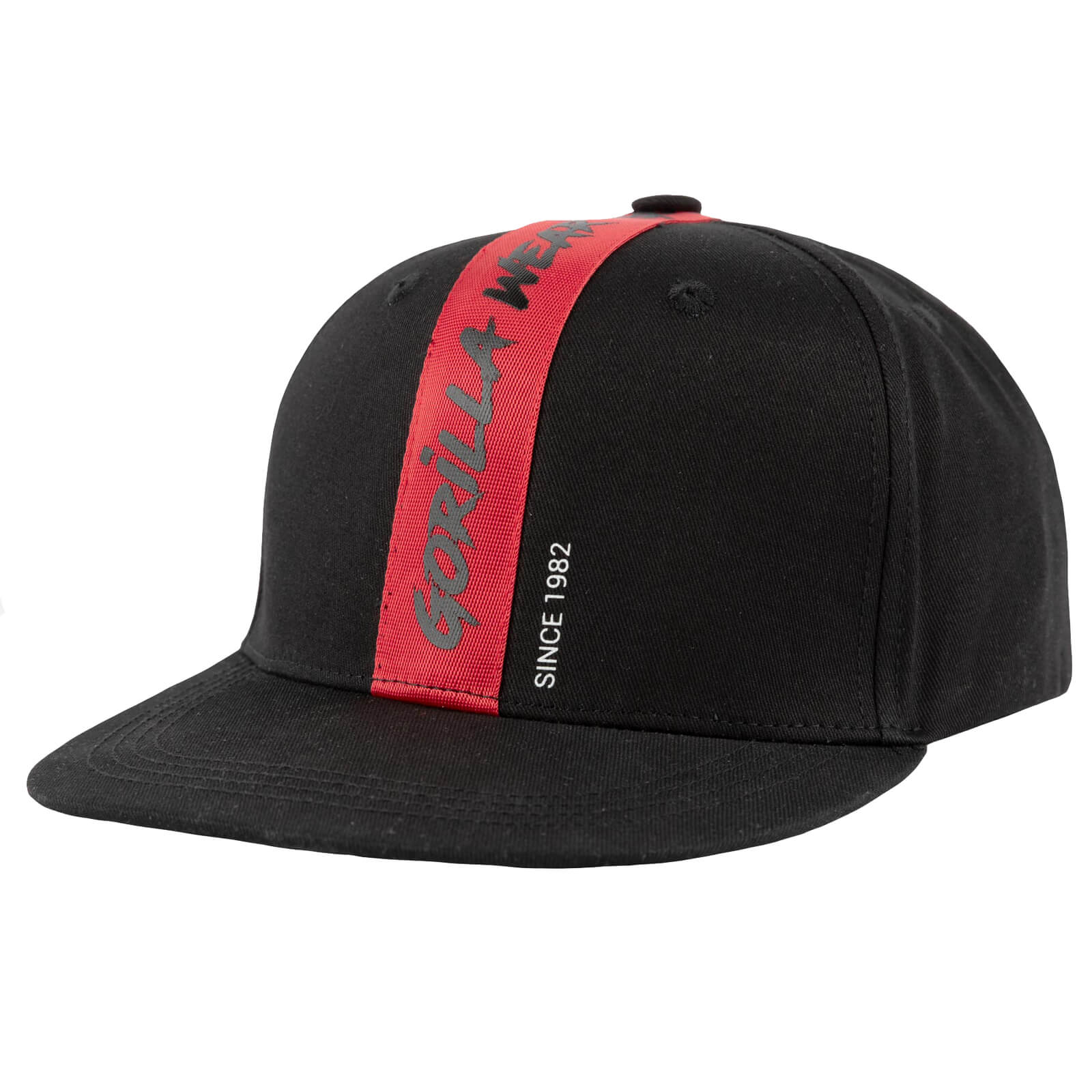 Sjekke Malone Snapback Cap, black, Gorilla Wear hos SportGymButikken.no