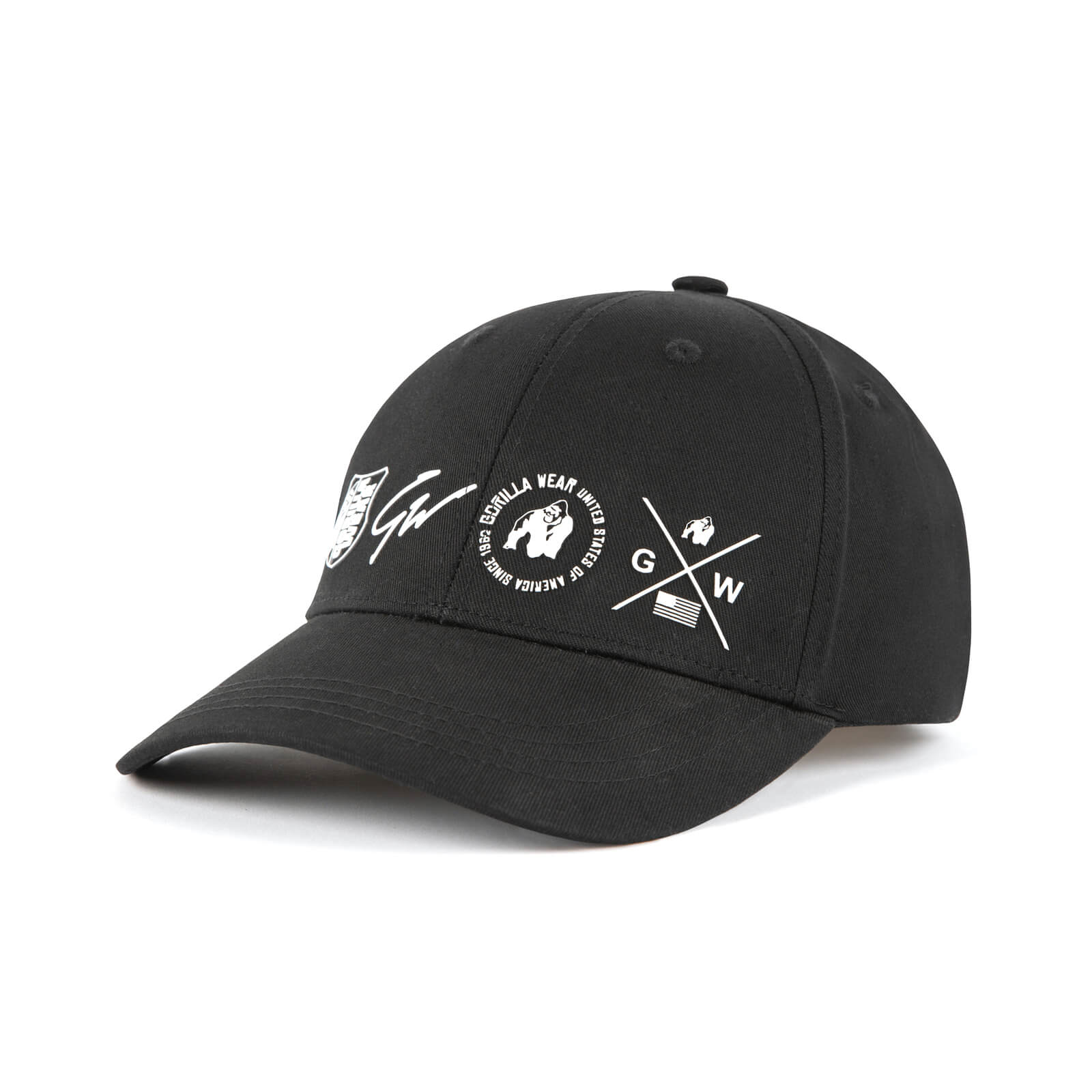 Sjekke Weston Cap, black, Gorilla Wear hos SportGymButikken.no