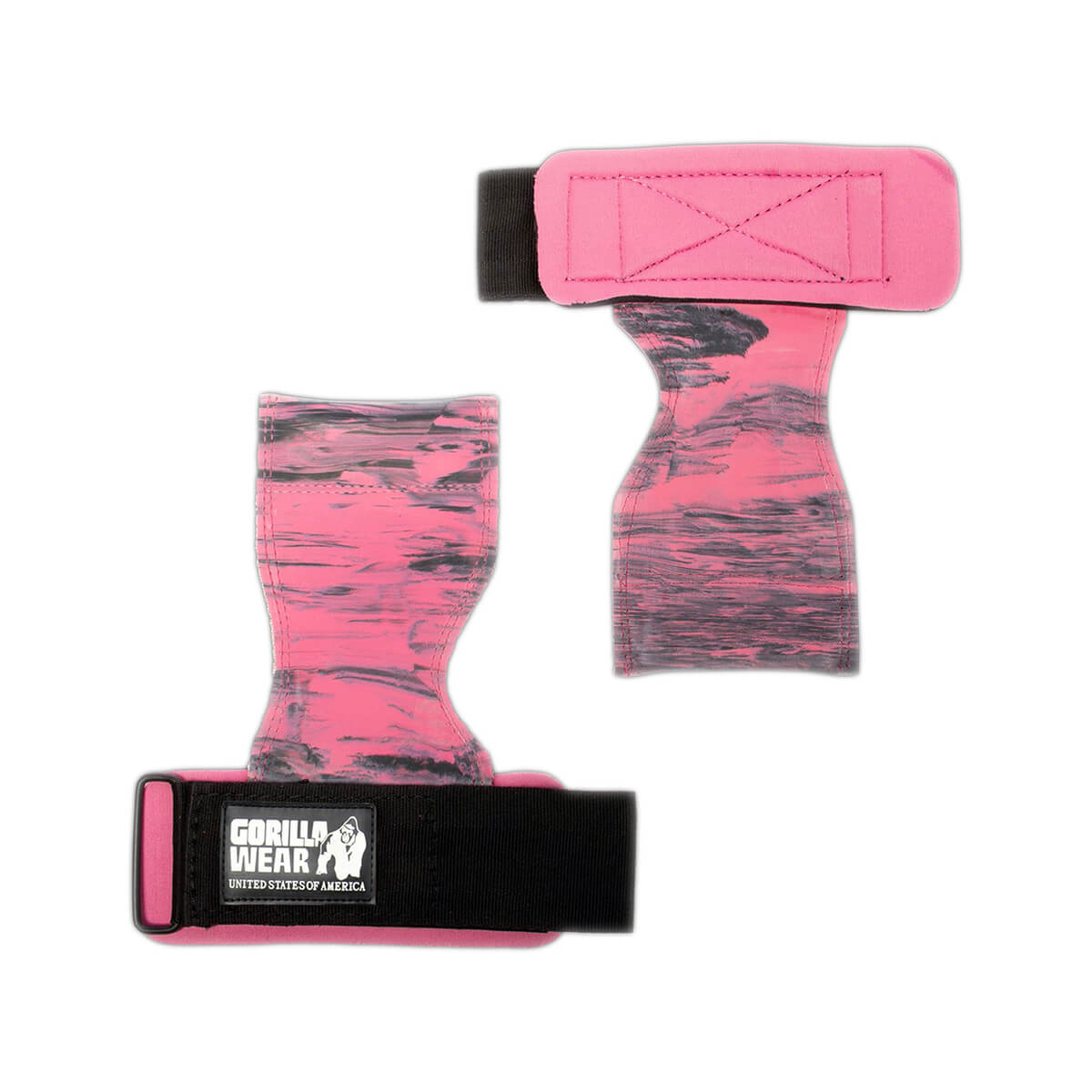 Sjekke Women's Lifting Grips, black/pink, Gorilla Wear hos SportGymButikken.no