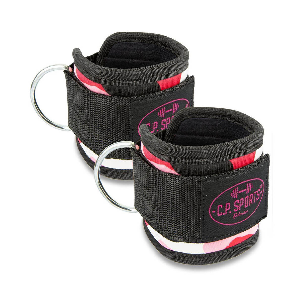 Ankle Straps Premium, pink camo