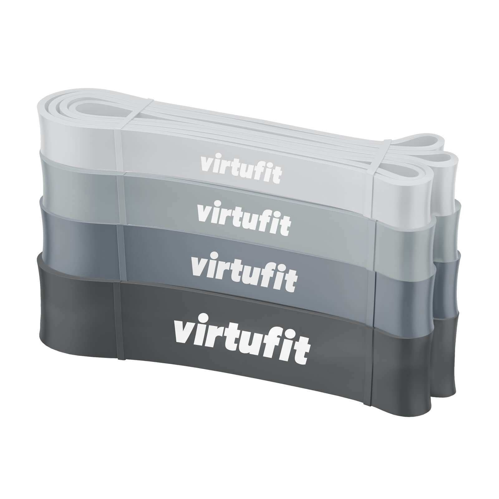 Sjekke Power Bands, 4-pack, VirtuFit hos SportGymButikken.no