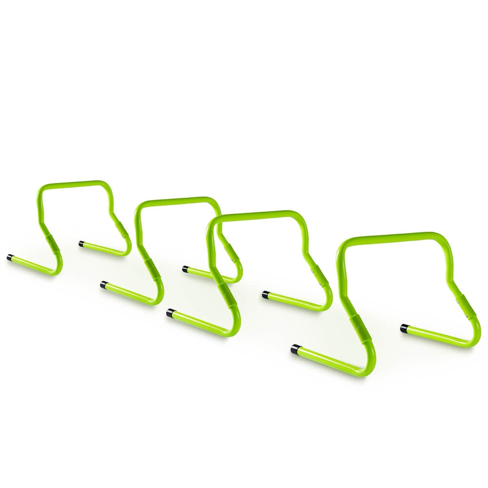 Sjekke Adjustable Hurdle, 4-pack, yellow, VirtuFit hos SportGymButikken.no