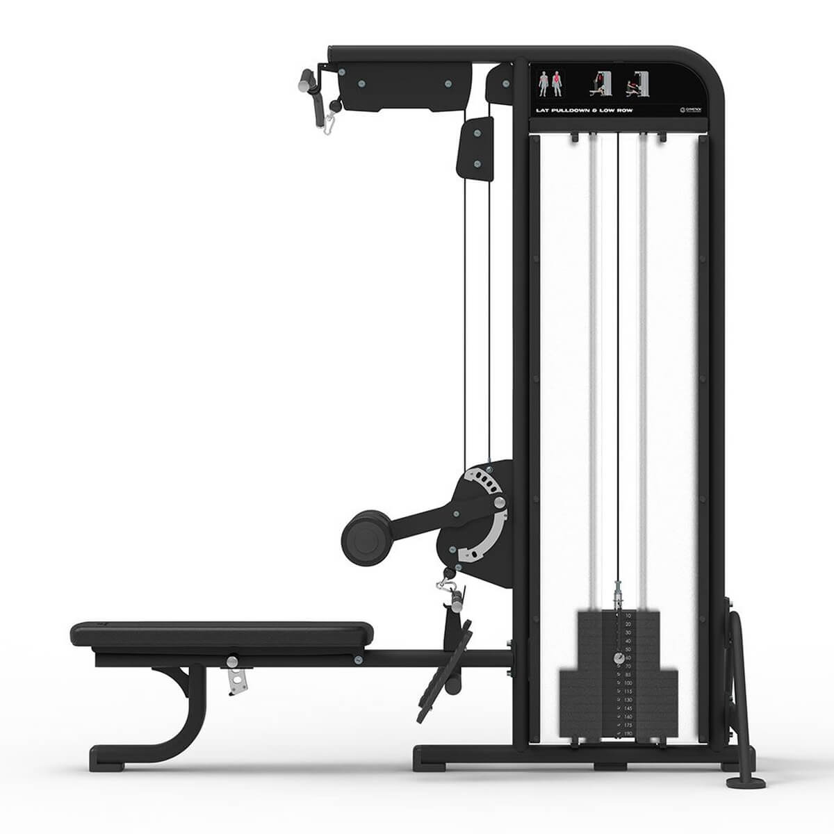 Gymstick Lat Pulldown / Low Row 513M, bilde 2 av 5