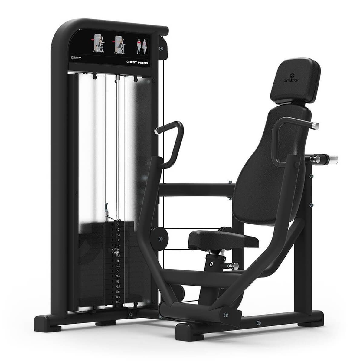 Brystpress maskin best i test 2026: Gymstick Chest Press 519M, testvinner