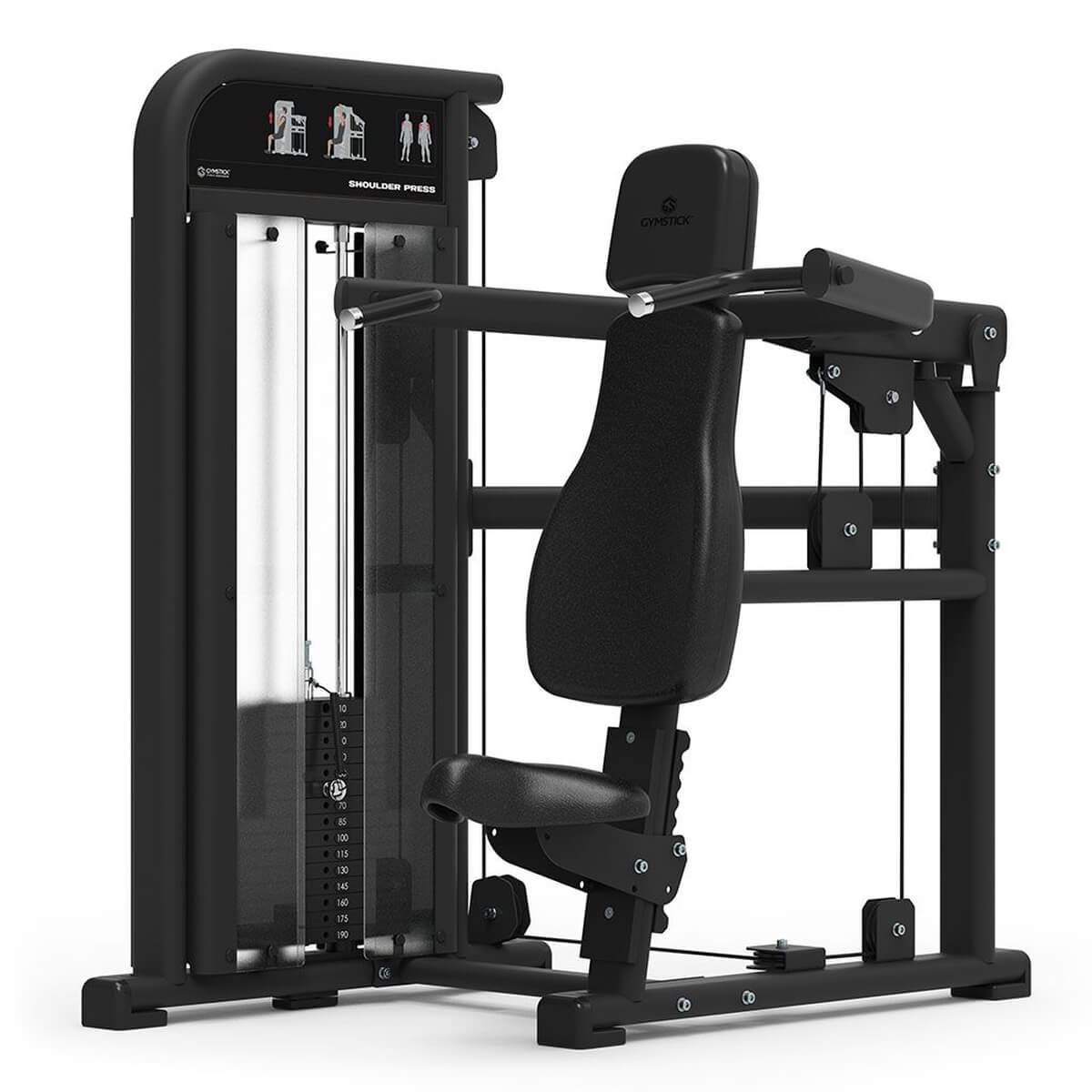 Skulderpress maskin best i test 2026: Gymstick PRO 524M Shoulder Press, testvinner