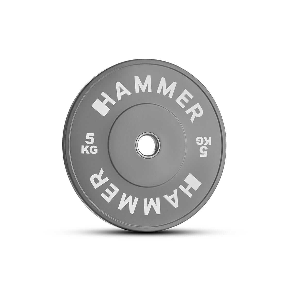 Bumper Vektskive, 1 x 5 kg, Hammer