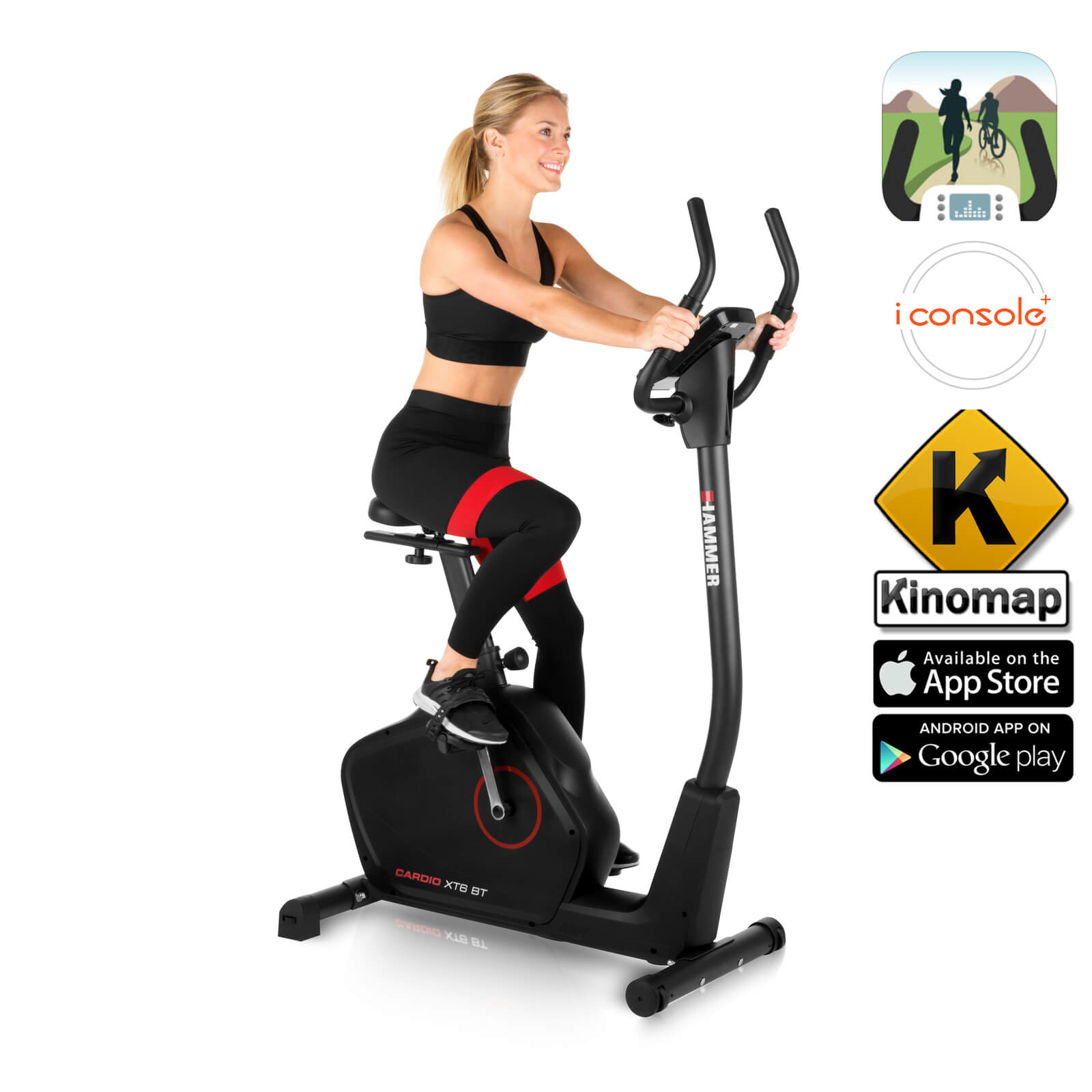 Trimsykkel Cardio XT6 BT, Hammer