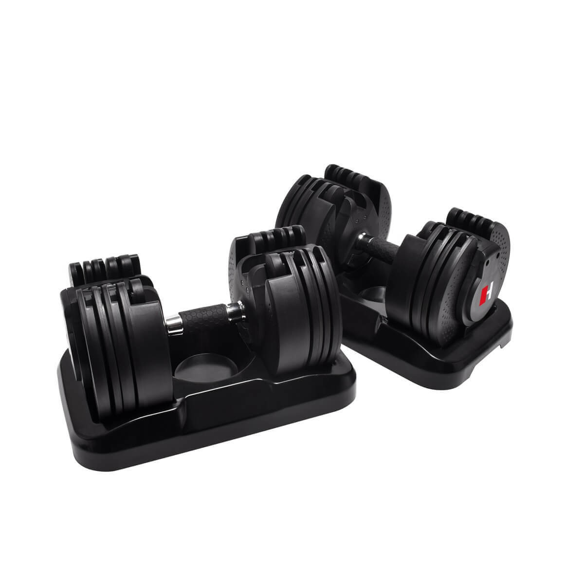 Sjekke Justerbart hantelset Dumbbell Beast 2 x 2.3-20 kg, Hammer hos SportGymBut