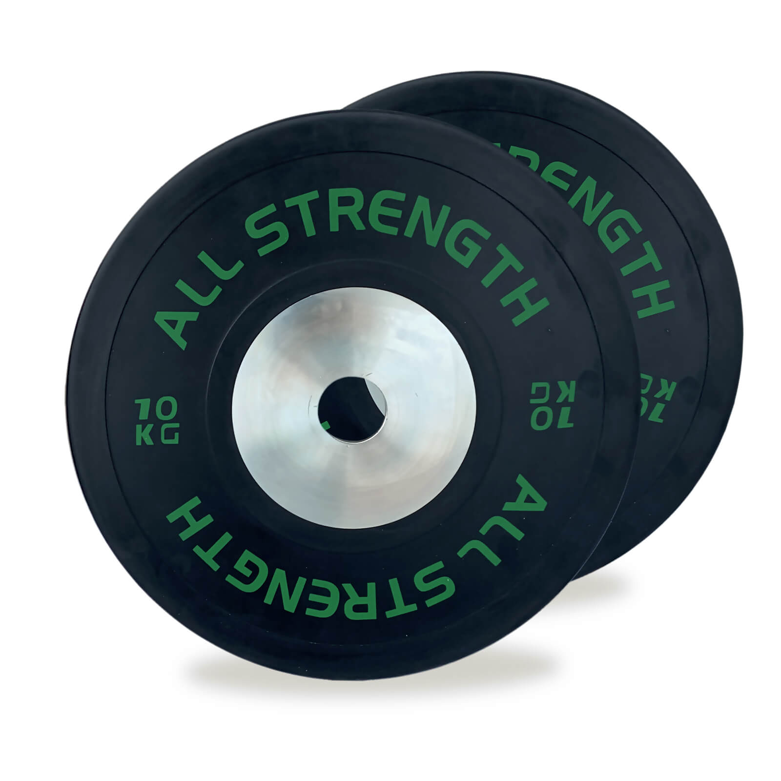 Sjekke Competition Bumper Plates, 2 x 10 kg, AllStrength hos SportGymButikken.no