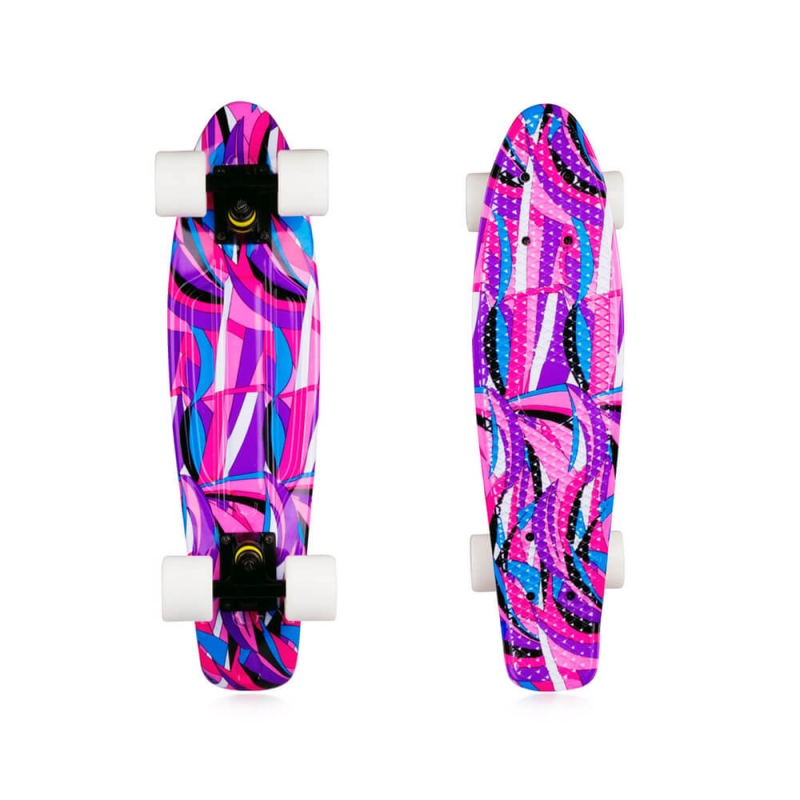 Sjekke Pennyboard Colory 22, purple, Worker hos SportGymButikken.no