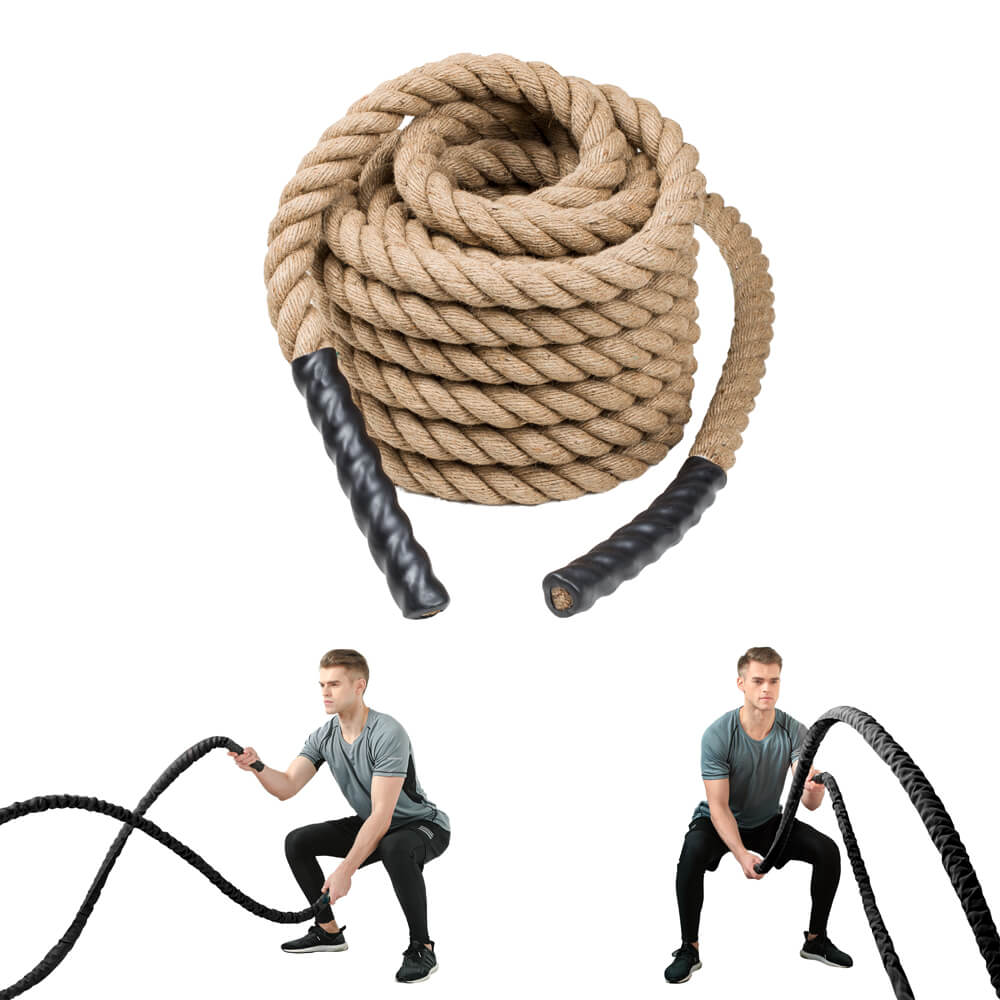 Sjekke Battle Rope, 1500 x 4 cm, inSPORTline hos SportGymButikken.no