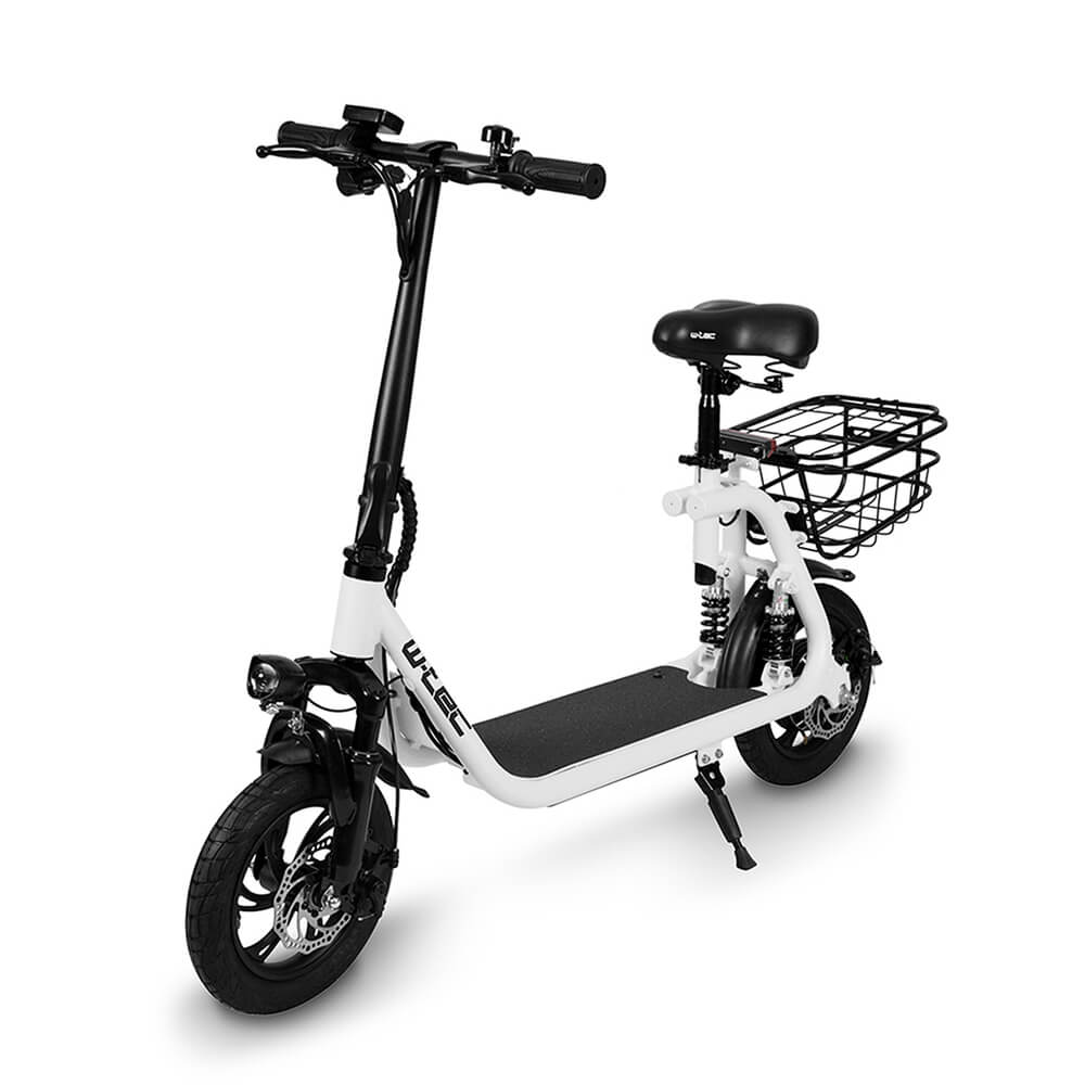 Elektrisk scooter Billar II 500W 12'', white, W-TEC
