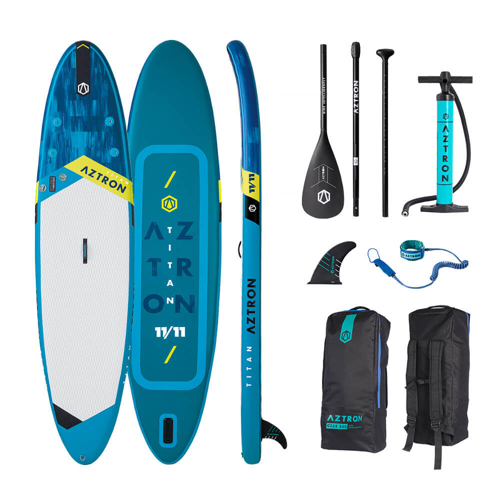 Sjekke Paddleboard, Aztron Titan 11'11'', oppblåsbar SUP inkl. tilbehørspakker h