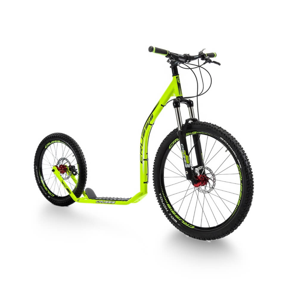 Sparkesykkel Cross 6.2, lime/green, Crussis