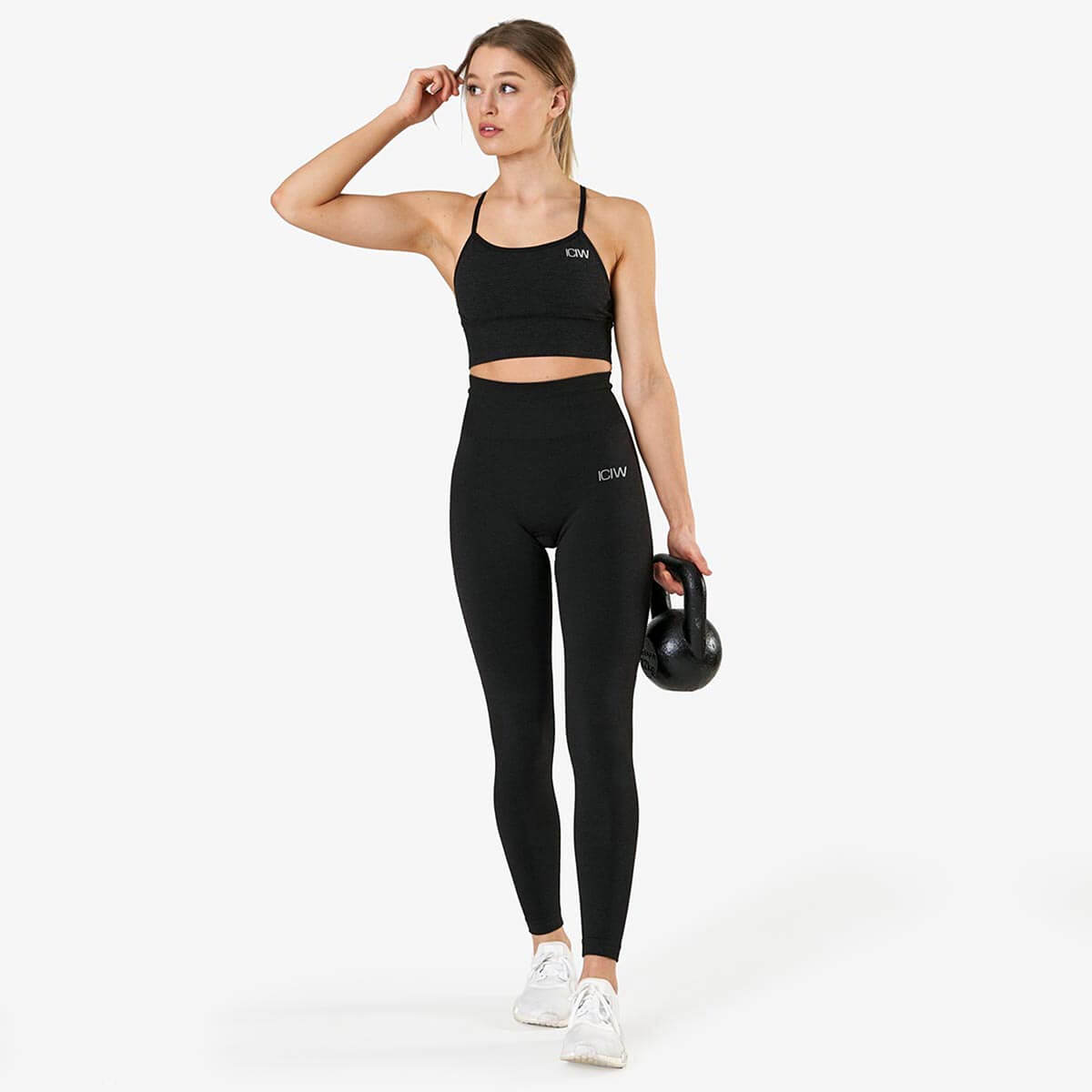 queen mesh seamless graphite tights