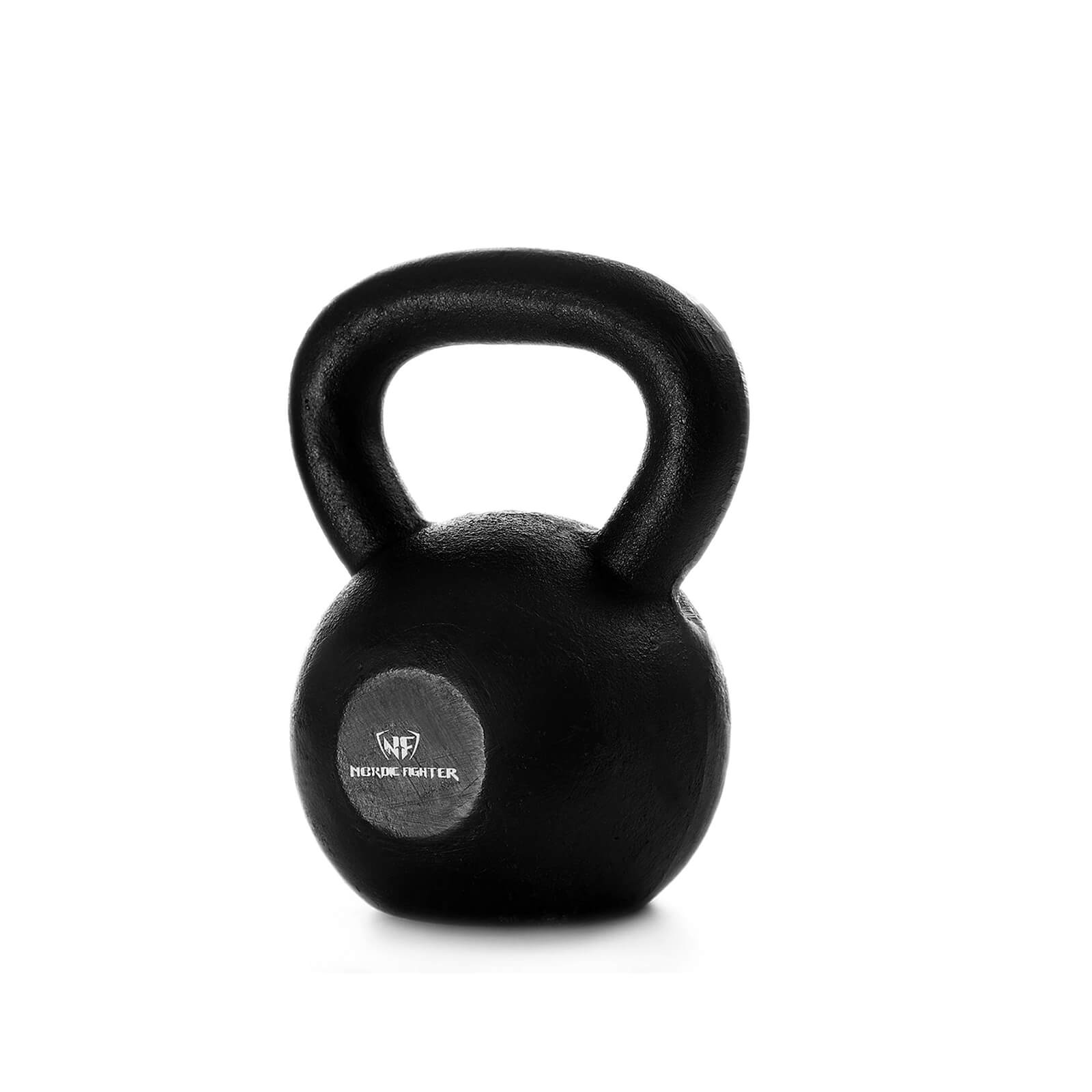 Sjekke Kettlebell Iron Black, 12 kg, Nordic Fighter hos SportGymButikken.no