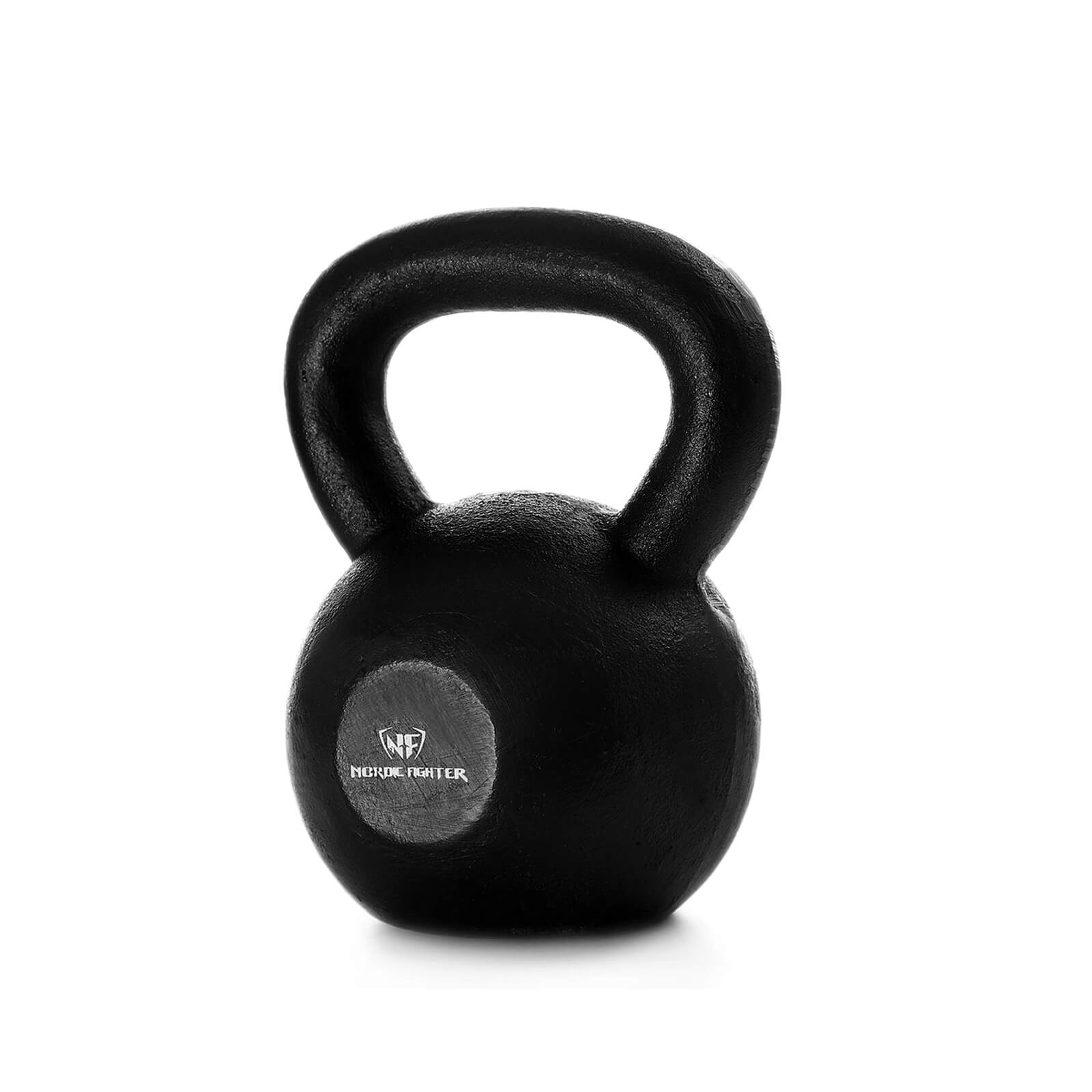 Sjekke Kettlebell Iron Black, 16 kg, Nordic Fighter hos SportGymButikken.no