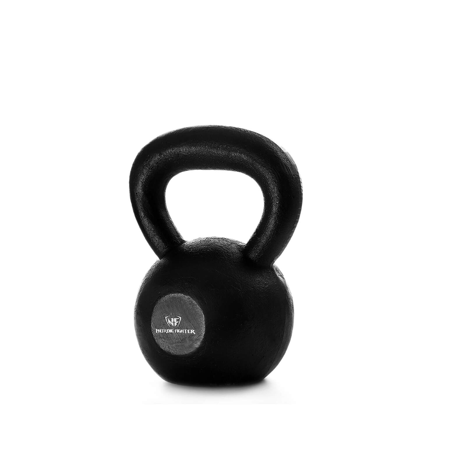 Sjekke Kettlebell Iron Black, 8 kg, Nordic Fighter hos SportGymButikken.no