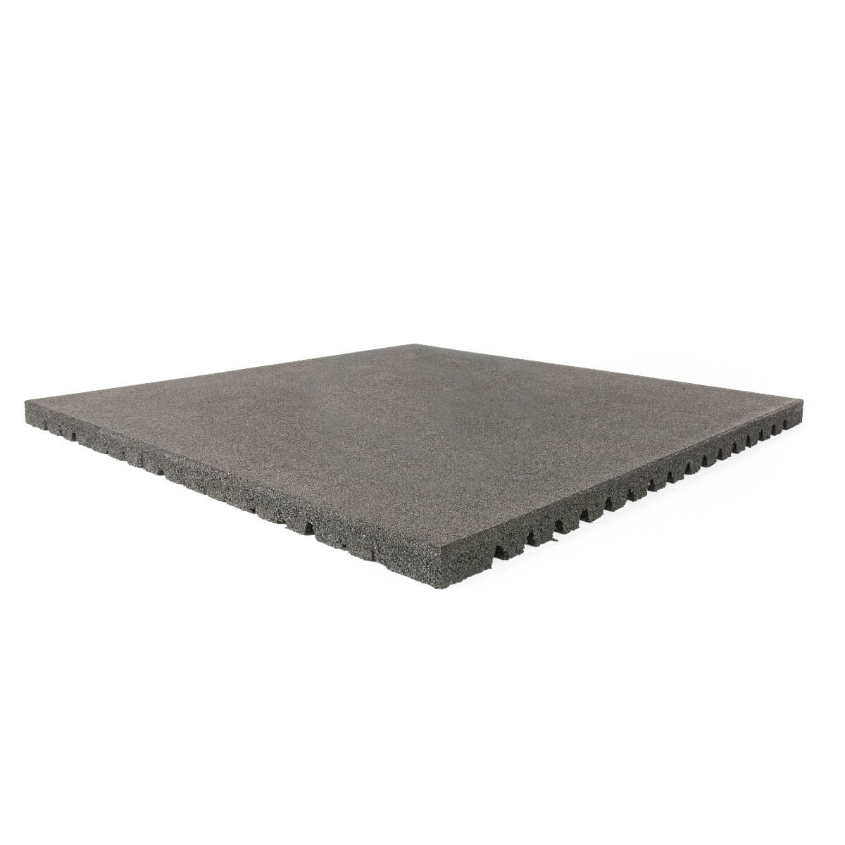Sjekke Gummigulv 1x1m Rette kanter, 15 mm, JTC Power hos SportGymButikken.no