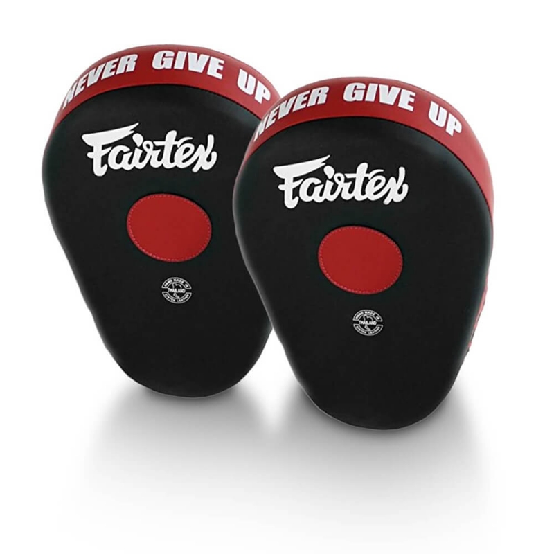 Sjekke Focus Mitts FMV13 Maximized, red/black, Fairtex hos SportGymButikken.no