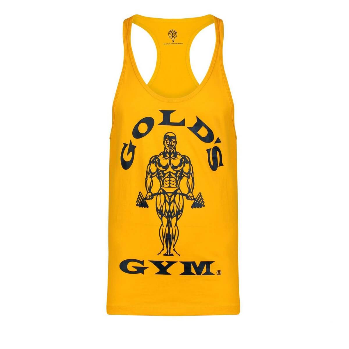 Sjekke Stringer Joe Premium Tank, gold, Gold's Gym hos SportGymButikken.no