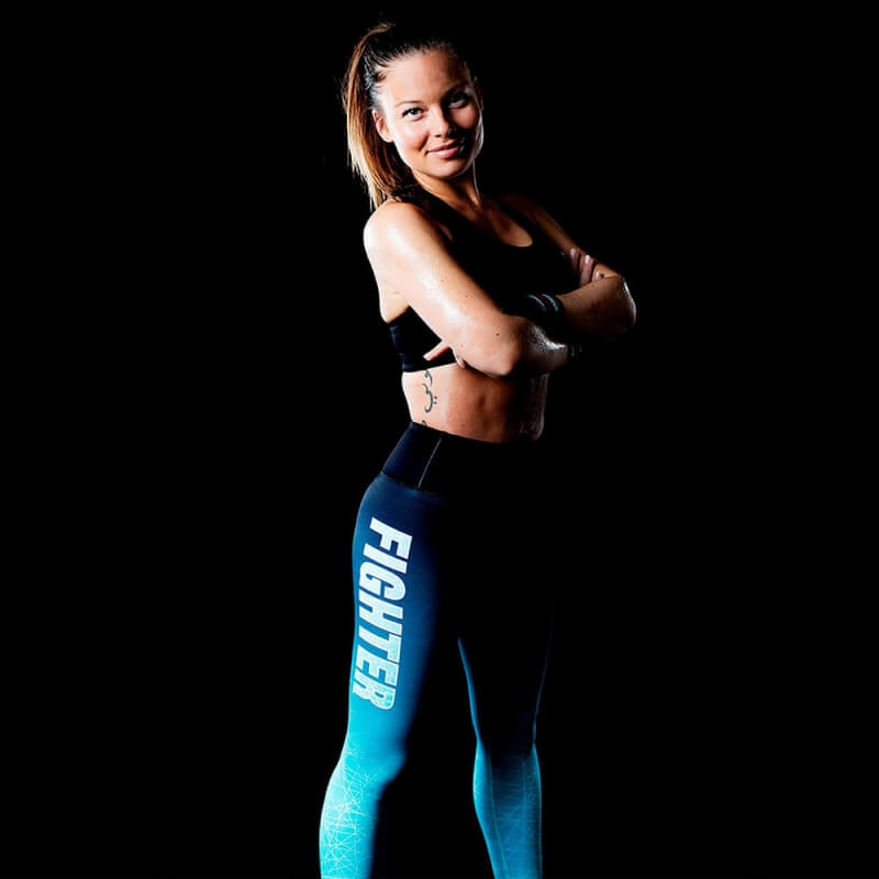 Kjøp Gazelle Compression Tights, svartturkos, Fighter Kjøp Gazelle Compression Tights, sort, Fighter online hos