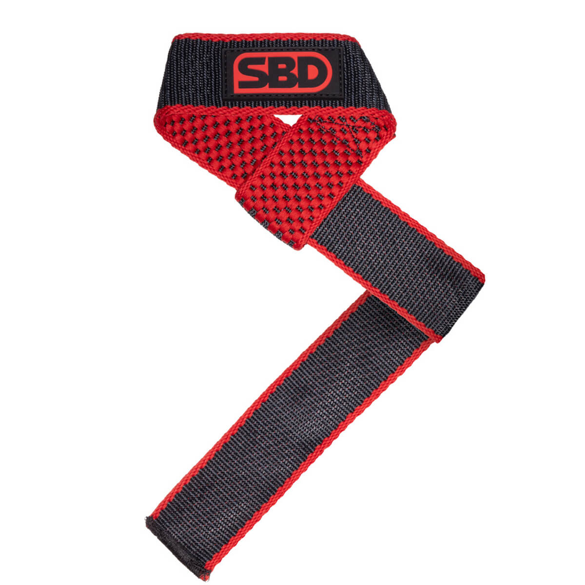 Sjekke SBD Lifting Straps, black/red, SBD Apparel hos SportGymButikken.no