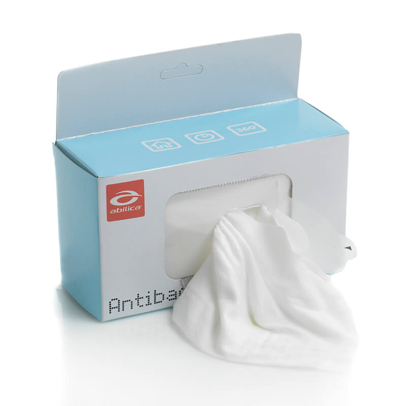 Sjekke Antibacterial Wipes, Abilica hos SportGymButikken.no