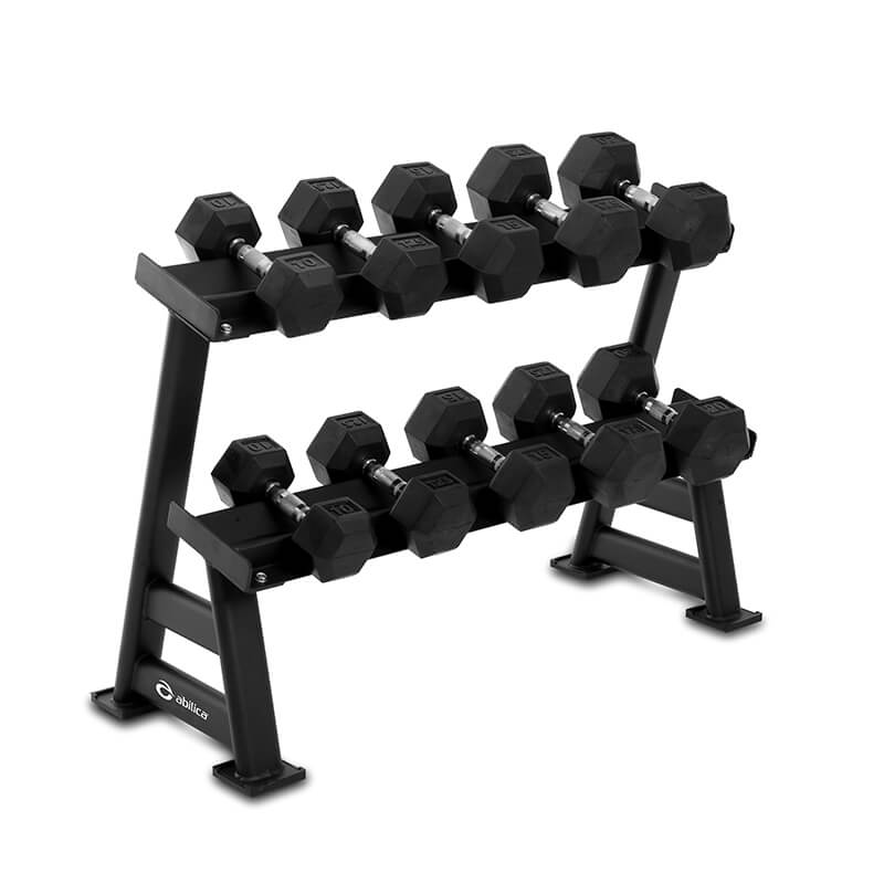 Sjekke Dumbbellrack Maxi Set Hex, Abilica hos SportGymButikken.no