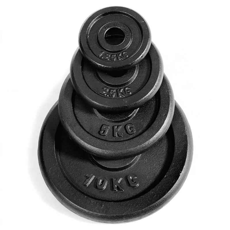 Sjekke Vektskiver, 25 mm, 2 x 1,25 kg, Abilica hos SportGymButikken.no