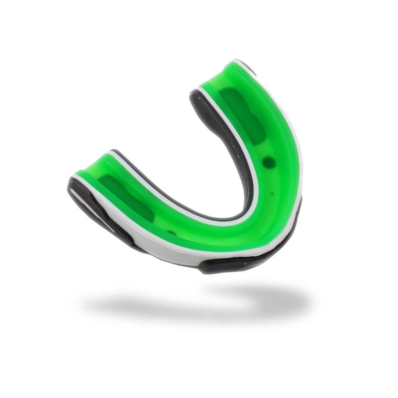 Sjekke Evergel Mouth Guard, green, Everlast hos SportGymButikken.no