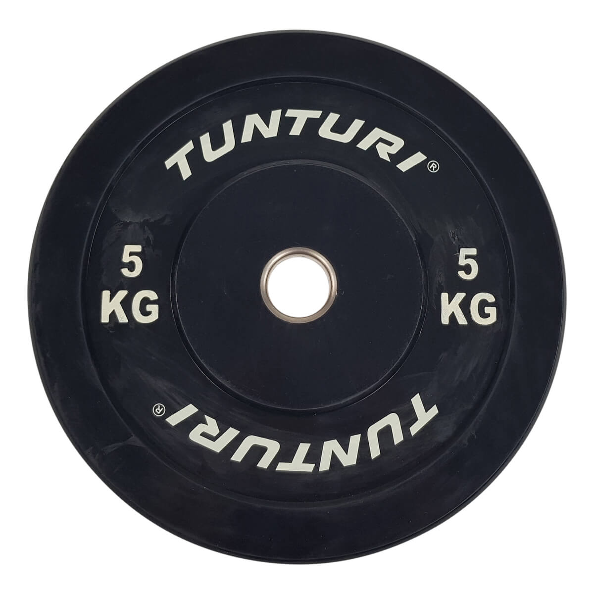 Sjekke Bumpervektskive 5 kg, Tunturi hos SportGymButikken.no