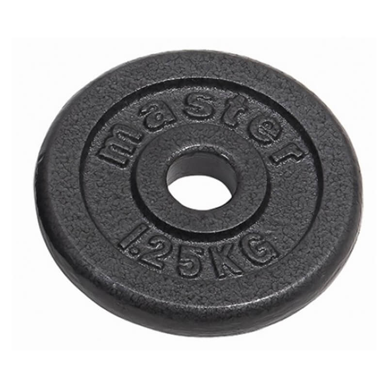 Sjekke Vektskive metall, 25 mm, 2 x 1,25 kg hos SportGymButikken.no