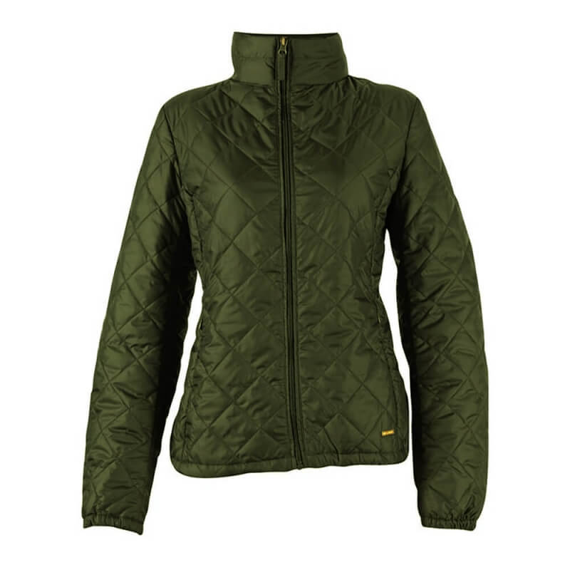 Sjekke Quilted Jacket, spruce green, Marine hos SportGymButikken.no