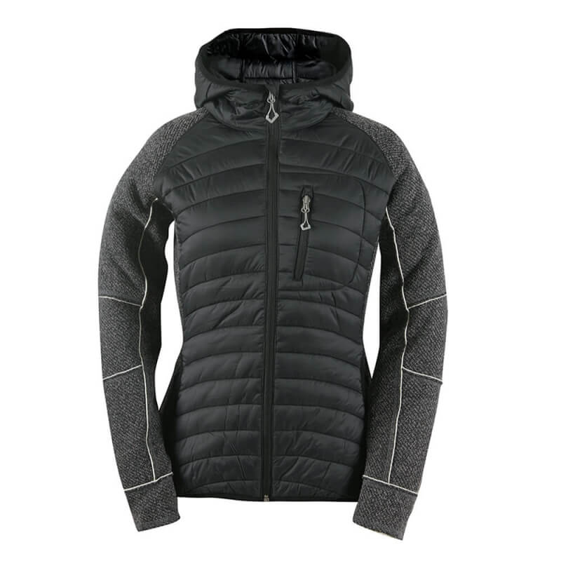 Sjekke Söne Wool-Like Hybrid Jacket, black, 2117 hos SportGymButikken.no