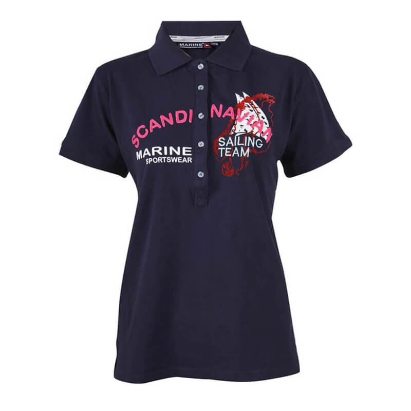 Polo Piquet, navy, Marine