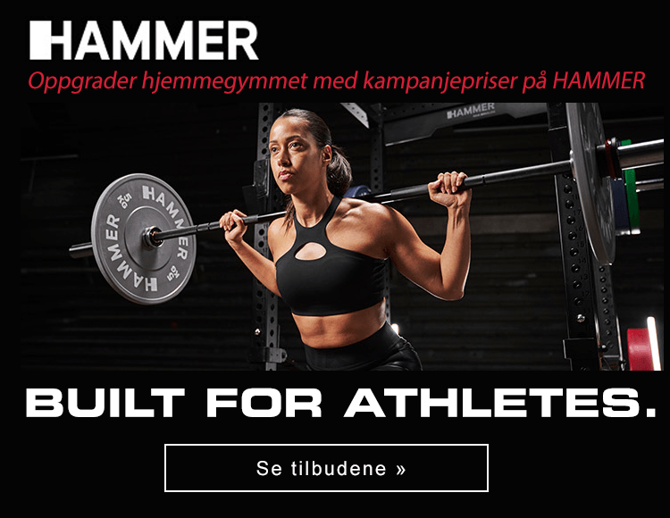 HAMMER SALE Oppgrader hjemmegymmet med kampanjepriser på HAMMER »