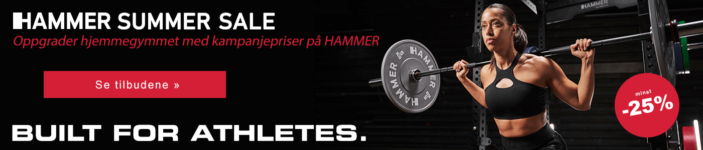 HAMMER SUMMER SALE Oppgrader hjemmegymmet med kampanjepriser på HAMMER »