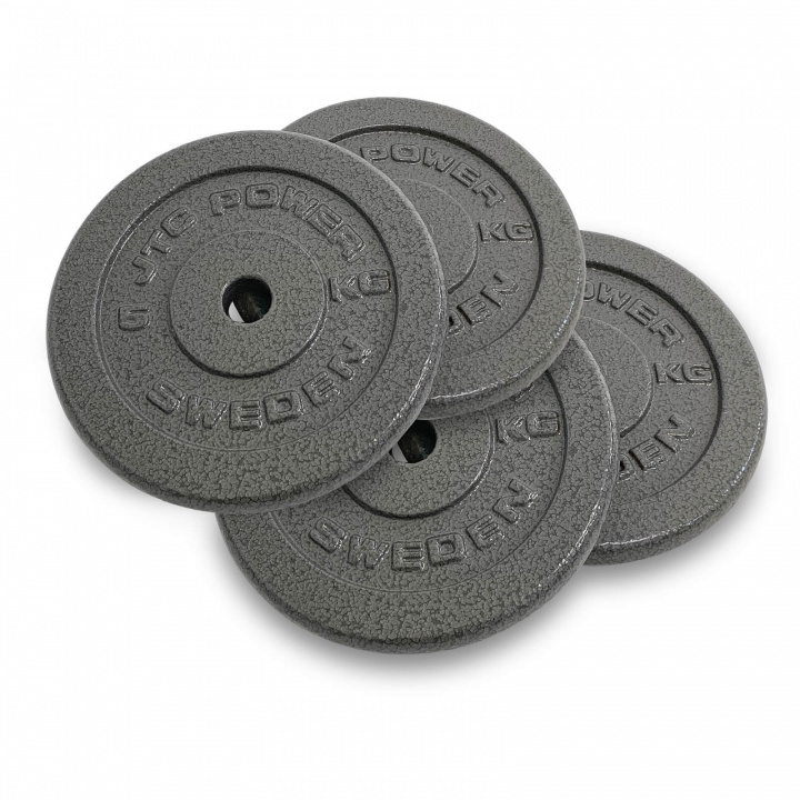 Sjekke Vektskiver Metall 25 mm, 4 x 5 kg, JTC Power hos SportGymButikken.no