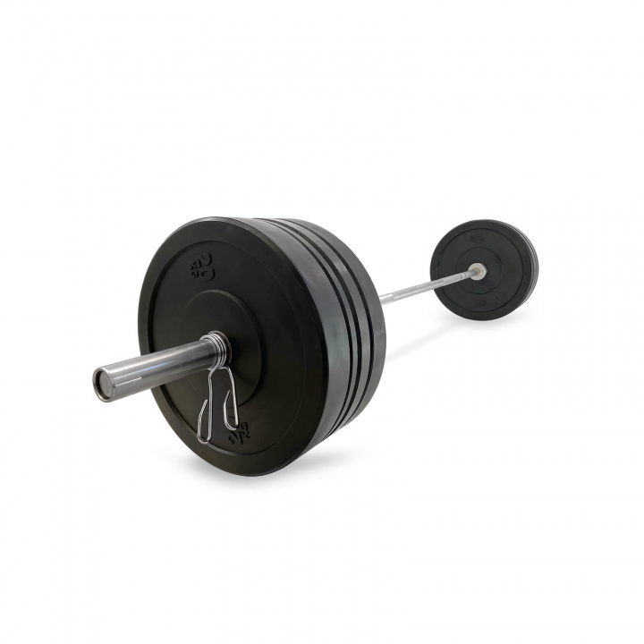 Sjekke Bumper Vektstangsett Basic 120 kg, JTC Power hos SportGymButikken.no