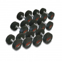 Gymmanualsett Pro, 6-par: 12.5 - 25 kg, JTC Power