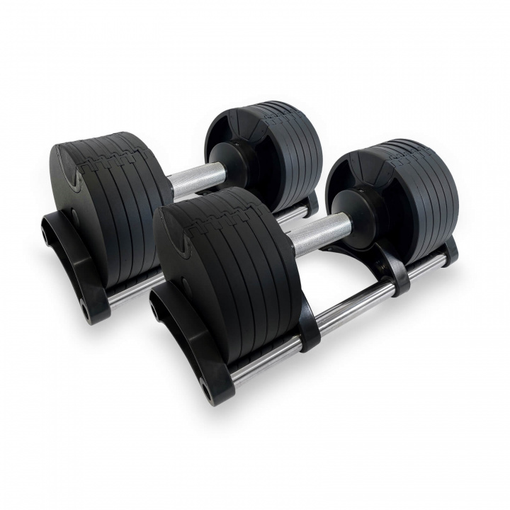 Sjekke Adjustable dumbbells, 2 x 2-20 kg, JTC Power hos SportGymButikken.no