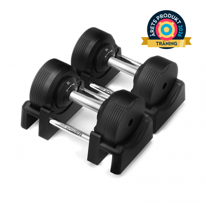 Sjekke Justerbare manualer PRO, 2 x 4-23.5 kg, JTC Power hos SportGymButikken.no